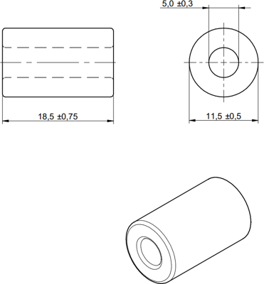 74270030 Würth Elektronik eiSos Ferrit-Kabelkerne Bild 2