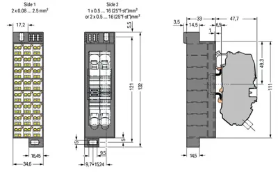 726-611 WAGO Interfacesteckverbinder, Bus Steckverbinder Bild 2