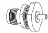 TNC Buchse 50 Ω, 0.085 Semi-Rigid, 0.086 Semi-Rigid, Lötanschluss, gerade, 031-6288