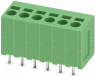Leiterplattenklemme, 6-polig, RM 5 mm, 0,2-4,0 mm², 24 A, Federklemmanschluss, grün, 1991134