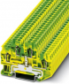 Schutzleiter-Doppelstockklemme, Federzuganschluss, 0,08-4,0 mm², 6 kV, gelb/grün, 3036026