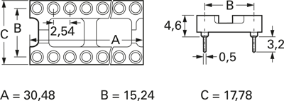 2-1571552-8 AMP Semiconductor Sockets, Holders Image 2