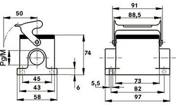 79060400 LAPP Housings for HDC Connectors Image 2