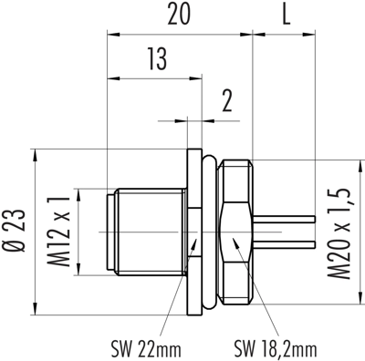 76 4631 0011 00004-0200 binder Sensor-Aktor Kabel Bild 2