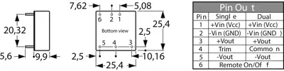 THN 30-1213 TRACO POWER DC/DC-Wandler Bild 2