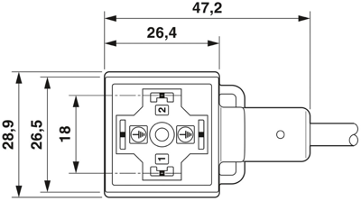 1400827 Phoenix Contact Sensor-Aktor Kabel Bild 2