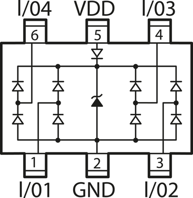 CDSOT236-0504LC Bourns Electronics GmbH TVS Dioden Bild 2