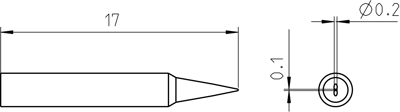 RTP 002 S NW Weller Soldering tips, desoldering tips and hot air nozzles Image 3