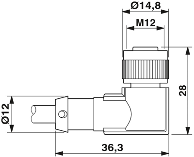 1669880 Phoenix Contact Sensor-Aktor Kabel Bild 3