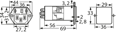 4301.5001 SCHURTER Entstörfilter Bild 2