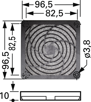 ASEN 98002 Panasonic Schutzgitter, Abdeckungen Bild 2