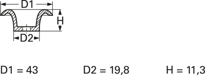 0900 0091 0009 Schmitt Kunststofftechnik Zubehör für Induktivitäten Bild 2