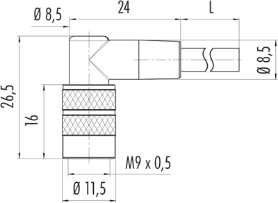 79 1452 272 03 binder Sensor-Aktor Kabel Bild 2