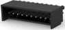 Stiftleiste, 10-polig, RM 2.54 mm, gerade, schwarz, 3-644487-0