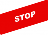 Bezeichnungsschild, bedruckt mit "STOP", für Schildträger, ZBY02304
