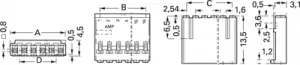 928205-4 AMP PCB Connection Systems