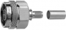 N Stecker 50 Ω, 2.7/7.1, Crimp/Crimp, gerade, 100023919