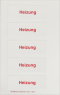 DELTA profil Piktogrammbogen für Wippe mit Schriftfeld Heizung Notschalter, 5TG1894