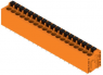 Leiterplattenklemme, 19-polig, RM 5.08 mm, 0,12-2,5 mm², 20 A, Federklemmanschluss, orange, 1331370000