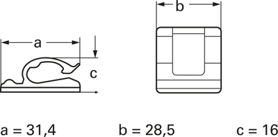 ACC62-A-C Panduit Kabelhalter Bild 2