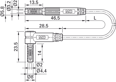 65.9577-10022 Stäubli Electrical Connectors Messleitungen Bild 2