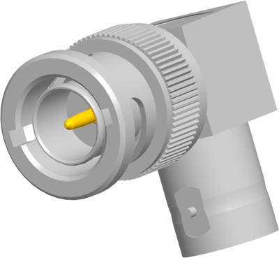 031-9-75 Amphenol RF Koaxial Adapter Bild 1