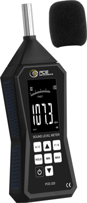 PCE-325 PCE Instruments Luxmeter, Sound Level Meter, Magnetic Field Tester Image 1