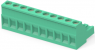 Leiterplattenklemme, 10-polig, RM 5.08 mm, 0,05-3 mm², 15 A, Käfigklemme, grün, 1-796634-0
