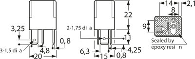 CM112J Panasonic Automotive Relais Bild 2