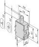 Mikroschalter für Carrier (Mid-size-AdvancedMC-Module), Schließer