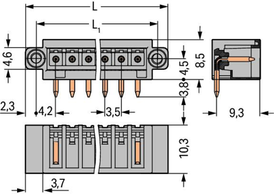 734-162/108-000 WAGO PCB Connection Systems Image 2