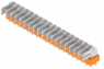 Leiterplattenklemme, 19-polig, RM 5 mm, 0,2-2,5 mm², 15 A, Flachstecker, orange, 9511580000