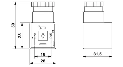 1452136 Phoenix Contact DIN Valve Connectors Image 2