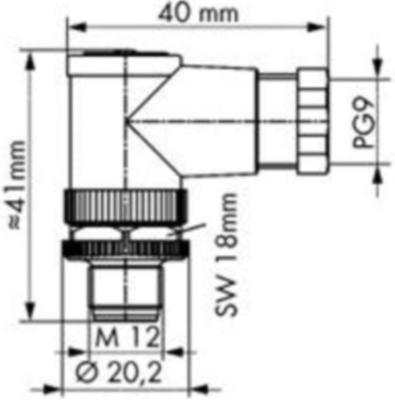 756-9206/040-000 WAGO Sensor-Aktor Rundsteckverbinder Bild 2