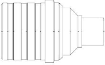 930-108P-51S Amphenol RF Koaxialsteckverbinder