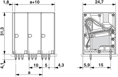 1735875 Phoenix Contact PCB Terminal Blocks Image 2