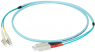 LWL-Patchkabel, LC-Duplex auf SC-Duplex, 0.5 m, OM3, Multimode 50/125 µm