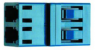 LC-Stecker, Multimode, Keramik, blau, 100007143