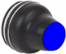 Drucktaster, unbeleuchtet, tastend, Bund rund, blau, Frontring schwarz, Einbau-Ø 22 mm, XACB9216