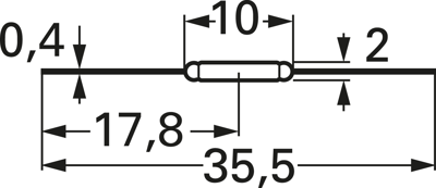 KSK-1A87-1020 Standex Electronics Näherungsschalter, Reedschalter Bild 2