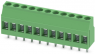 Leiterplattenklemme, 11-polig, RM 5 mm, 0,2-4,0 mm², 24 A, Schraubanschluss, grün, 1709830