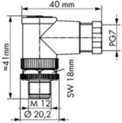 756-9205/040-000 WAGO Sensor-Aktor Rundsteckverbinder Bild 2