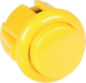 Druckschalter, gelb, unbeleuchtet, 12 V, Einbau-Ø 23.5 mm, BUTTON-YELLOW-MICRO