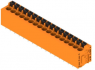 Leiterplattenklemme, 17-polig, RM 5 mm, 0,12-2,5 mm², 20 A, Federklemmanschluss, orange, 1330340000