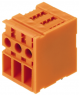 Leiterplattenklemme, 10-polig, RM 6.35 mm, 0,13-6,0 mm², 30 A, Schraubanschluss, orange, 1786080000