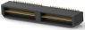 Stiftleiste, 80-polig, RM 0.8 mm, gerade, schwarz, 1658014-2