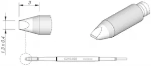 C210022 JBC Soldering tips, desoldering tips and hot air nozzles