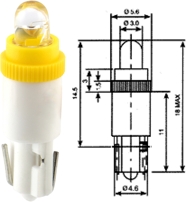 OD-W02WB-12PD Oshino Lampen, Leuchtmittel Bild 1