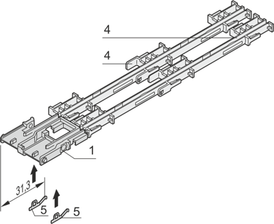 20849-009 SCHROFF Gehäusezubehör