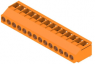 Leiterplattenklemme, 14-polig, RM 5 mm, 0,08-6,0 mm², 20 A, Schraubanschluss, orange, 2429620000